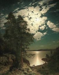 Magnus Hjalmar Munsterhjelm Noche de luna llena