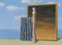 Magritte Rene Composición A la orilla del mar 1935 36