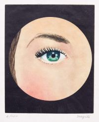 Magritte Rene L Oeil canvas print