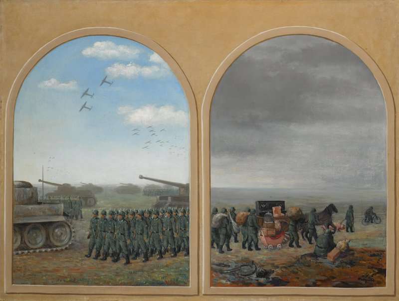 Magritte Rene La Dialectique Appliquee 1944 Or 1945 canvas print