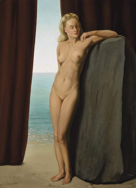 Magritte Rene La Femme Au Miroir 1941 Or 1942 canvas print