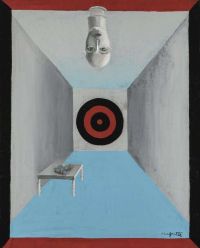 Magritte Rene La Salle D Armes 1925 أو 1926