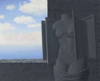 Magritte Rene La Statue Volante Ca. 1964 65 canvas print