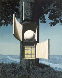 Magritte Rene La Voix Du Sang 1948 canvas print