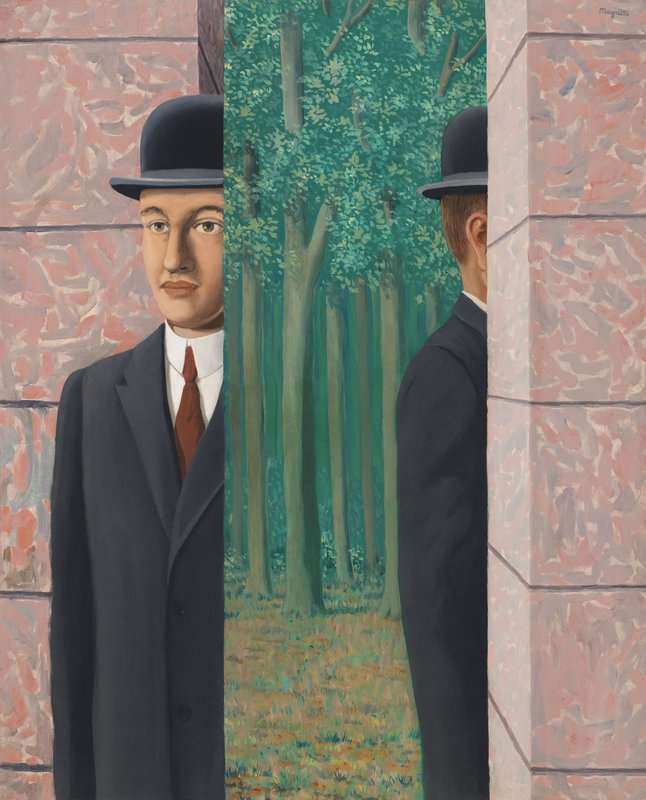 Magritte Rene Le Lieu Commun 1964 canvas print