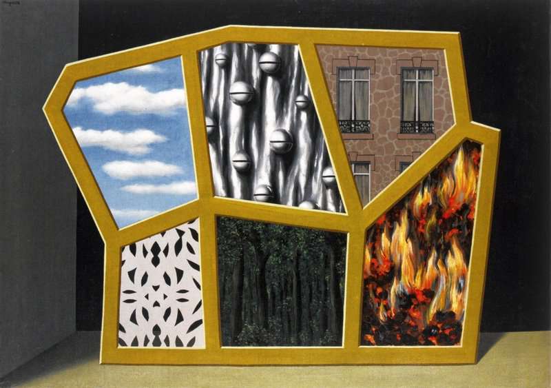 Magritte Rene The Empty Mask canvas print