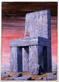 Magritte Rene La Vie De Raison 1905. De La Série Grandes Idées De L'homme Occidental Ca. 1962