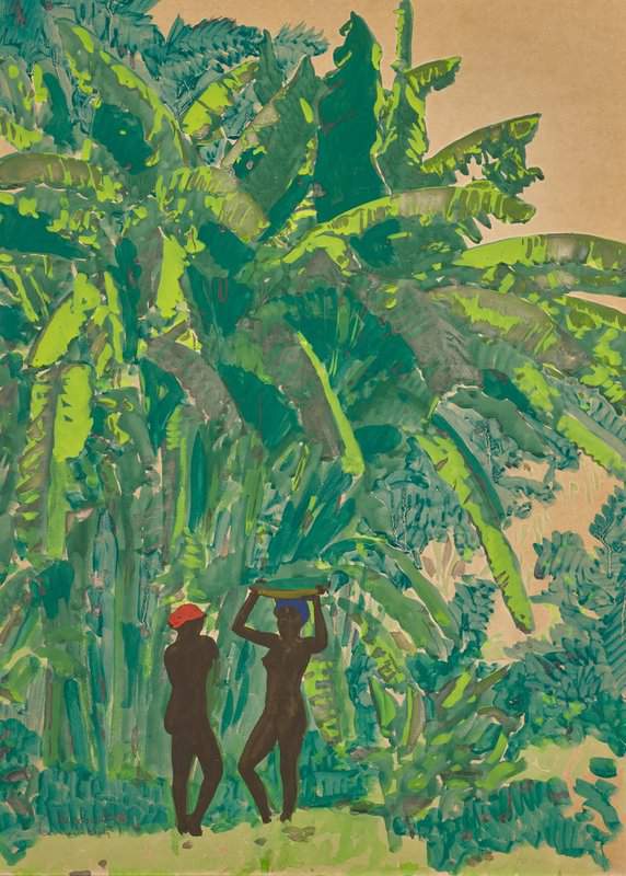 Majorelle Jacques In The Majorelle Gardens Marrakech Ca. 1950 55 canvas print