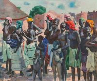 Majorelle Jacques Women Of West Africa 1945 47 canvas print