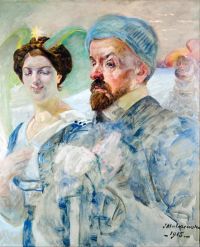 Malczewski Jacek Autoportret 1915