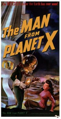 Poster del film L'uomo dal pianeta X 1951