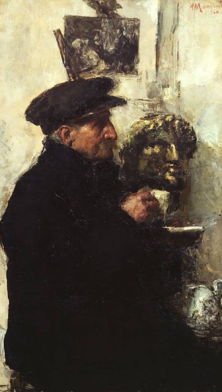Mancini Antonio Portrait Of The Artist S Father canvas print
