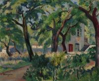 Manguin Henri La Maison Dans La Forêt Saint Tropez 1924