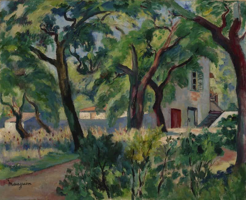 Manguin Henri La Maison Dans La Foret Saint Tropez 1924 canvas print