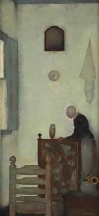 Mankes Jan Mother In An Interior 1912 canvas print