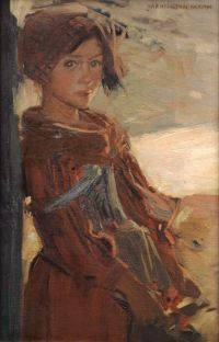 Mann Harrington Italian Peasant Girl canvas print