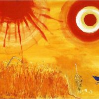 Marc Chagall Un campo de trigo en una tarde de verano
