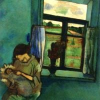 Marc Chagall Bella e Ida en la ventana