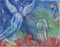 Leinwanddruck von Marc Chagall Le Paradis