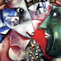 Marc Chagall Ik en het dorp