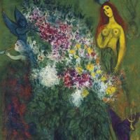Marc Chagall Nude With Child - 1949