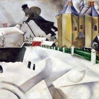 Marc Chagall over Vitebsk