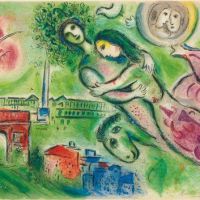 Marc Chagall Romeo en Juliet - 1964