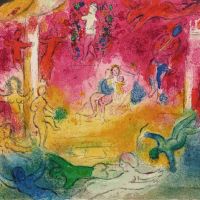 Templo de Marc Chagall e historia de Baco - 1962