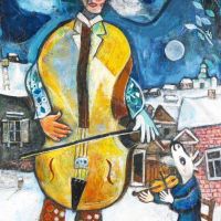 Marc Chagall The Cellist