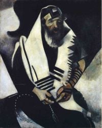 Marc Chagall Der betende Jude Leinwanddruck