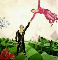 Cuadro Marc Chagall El Paseo Marítimo