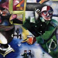 Marc Chagall The Soldier Drinks