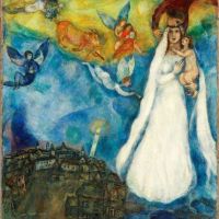 Marc Chagall La virgen del pueblo