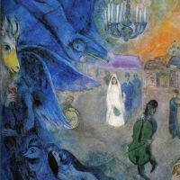 Marc Chagall Las velas de boda