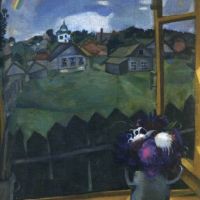 Marc Chagall Window At Vitebsk