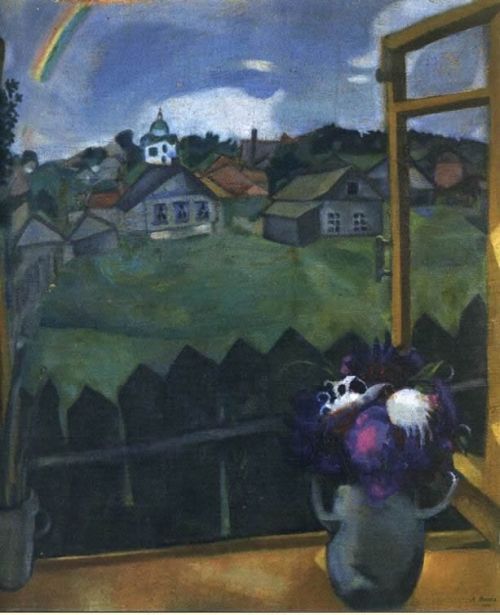 Marc Chagall Window At Vitebsk canvas print