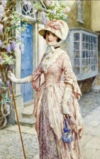 Margetson William Henry A Lady Of Quality canvas print