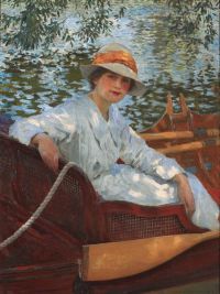 Margetson William Henry A Summer S Row 1917 canvas print