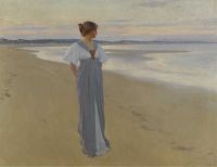 Margetson William Henry On The Sands canvas print