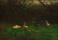 Maris Jacob Duck Family canvas print