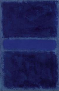 طباعة قماش مارك روثكو أزرق على أزرق على أزرق بدون عنوان 1968