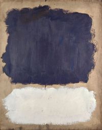 Mark Rothko Gray White Purple 1960 canvas print