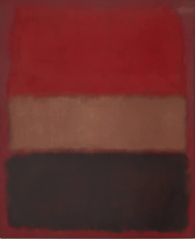 Mark Rothko No. 46 Black Ochre Red Over Red 1957 canvas print