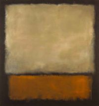 Mark Rothko Nr. 7 Dark Brown Grey Orange 1963 canvas print