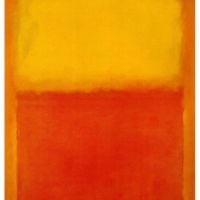 Mark Rothko oranje en geel 1956
