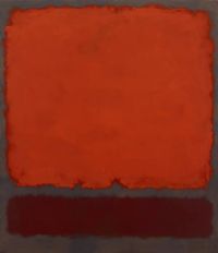 مارك روثكو باللون البرتقالي والأحمر والأحمر عام 1962