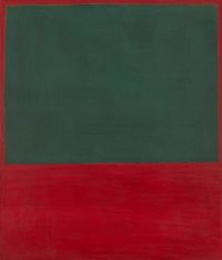 Mark Rothko Untitled Grey And Light Red 1956 canvas print