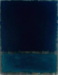 Mark Rothko Untitled Navy And Black 1969 canvas print
