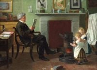 Marks Henry Stacy In Father S Study 1861 Leinwanddruck