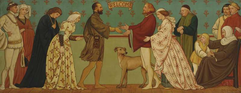 Marks Henry Stacy The Welcome canvas print